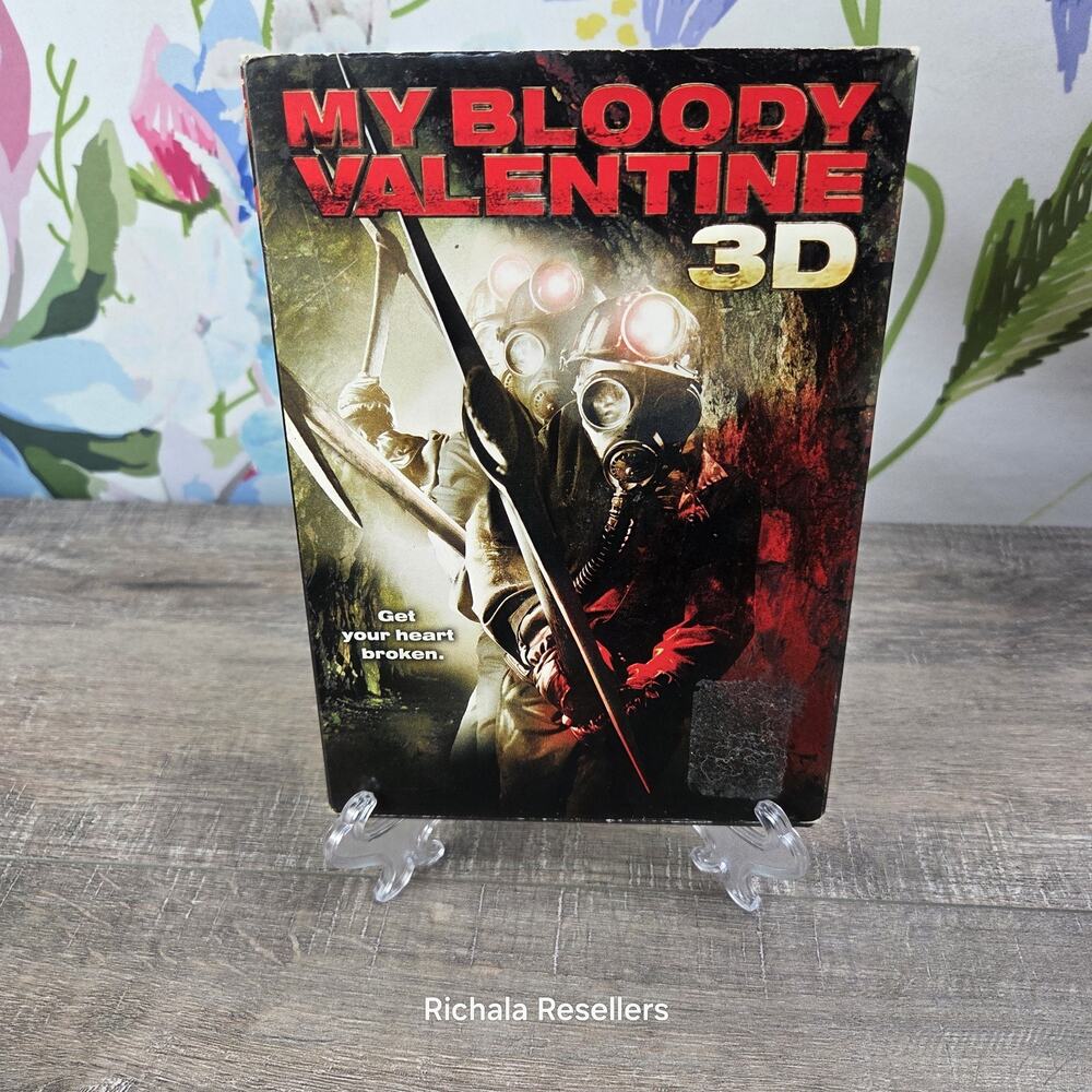 My Bloody Valentine 3-D (DVD, 2009) Jensen Eckles 3 Pair Glasses Included